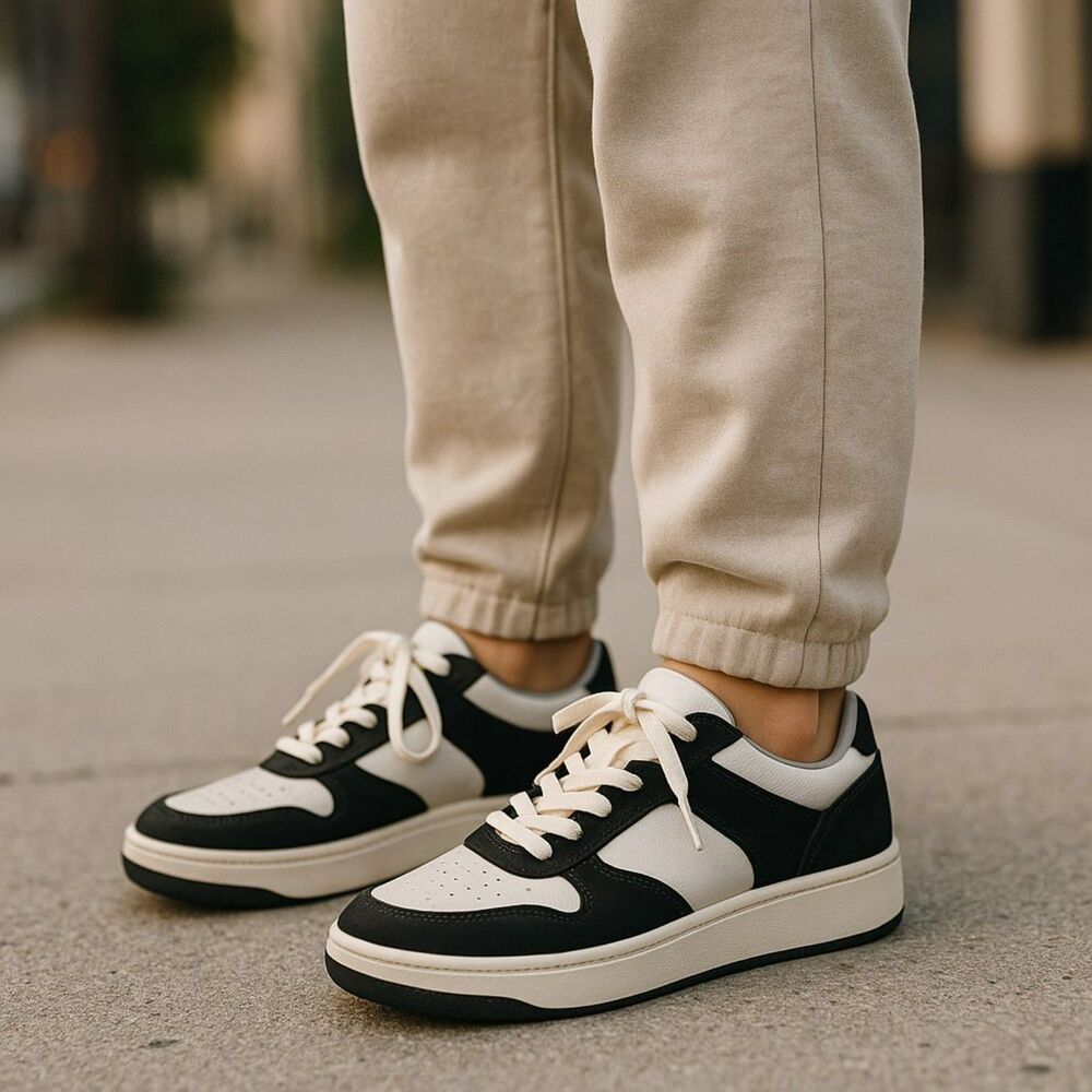 Casual Athletic Shoes Women's Size: 35 Fashionable Lace-up Sneakers New #3